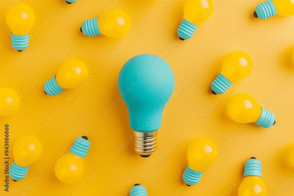 Light bulb isolate on background, symbolizes innovation and bright ideas in design Light bulb isolate on background, symbolizes innovation and bright ideas in design