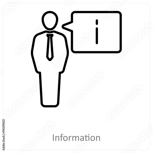 Information And Service Icon Concept