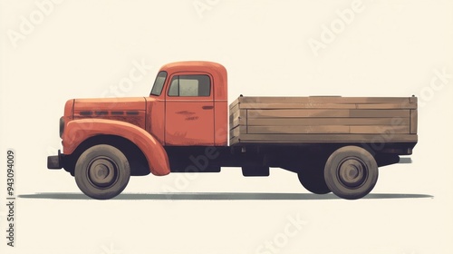 Retro-old truck