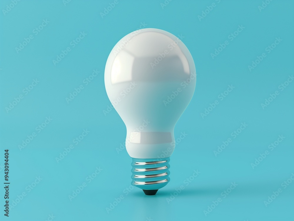 Light bulb isolate on background, symbolizes innovation and bright ideas in design Light bulb isolate on background, symbolizes innovation and bright ideas in design