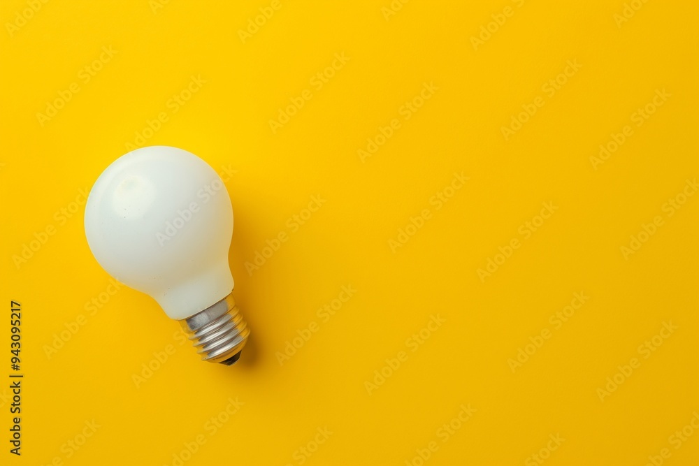 Light bulb isolate on background, symbolizes innovation and bright ideas in design Light bulb isolate on background, symbolizes innovation and bright ideas in design