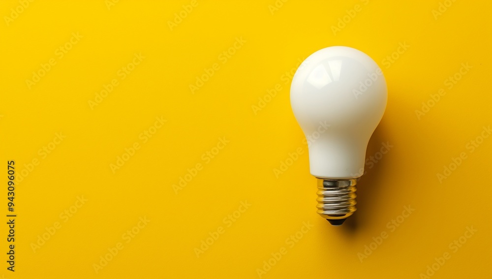 Light bulb isolate on background, symbolizes innovation and bright ideas in design Light bulb isolate on background, symbolizes innovation and bright ideas in design