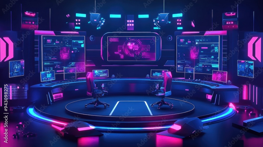 FutureTech Space Control Room FutureTech Space Control Room
