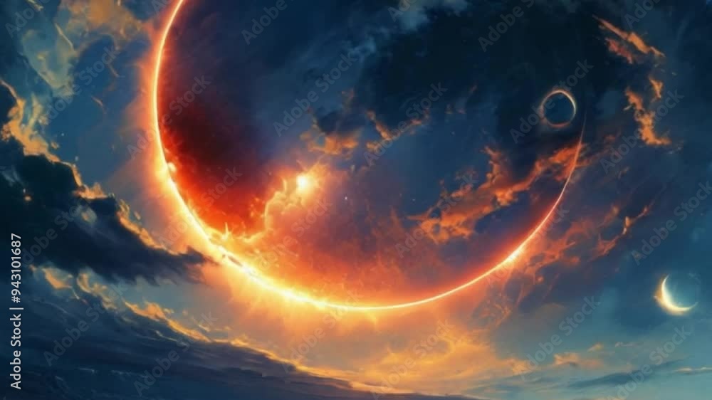 solar eclipse in the sky solar eclipse in the sky