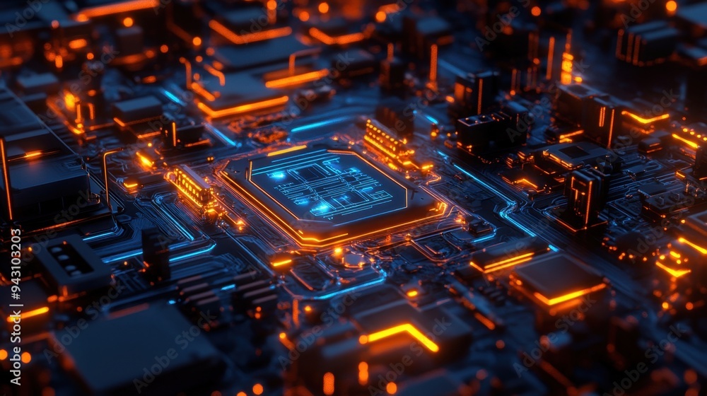 3D rendering technology-sensitive computer motherboard 3D rendering technology-sensitive computer motherboard