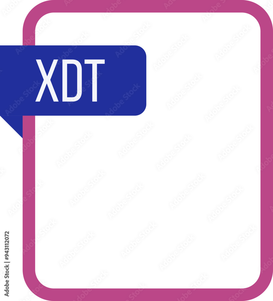 XDT File rectangular icon XDT File rectangular icon