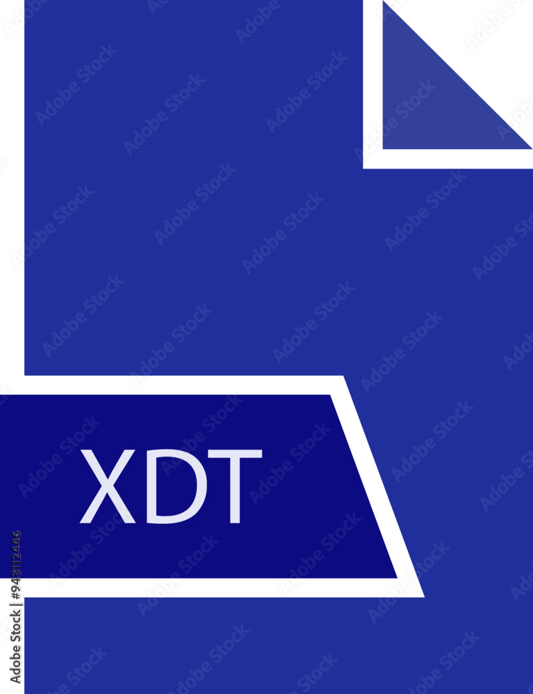 XDT  File format icon shape