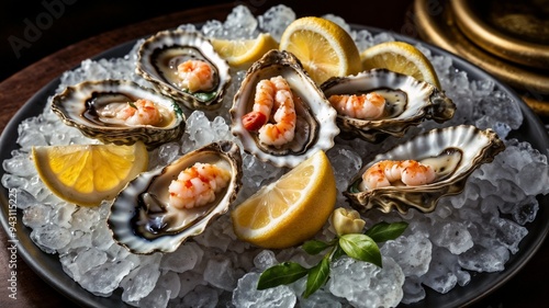 Fresh oysters and succulent shrimp, perfectly paired with zesty lemon. 🦪🍤🍋