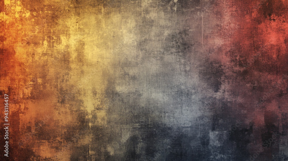 Obraz premium Abstract grunge texture with layered paint strokes, muted colors, and distressed look