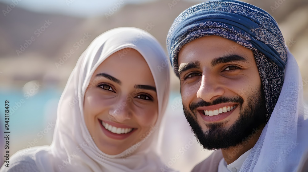 A Muslim couple’s feelings of accomplishment and gratitude after completing all the rites of Hajj A Muslim couple’s feelings of accomplishment and gratitude after completing all the rites of Hajj