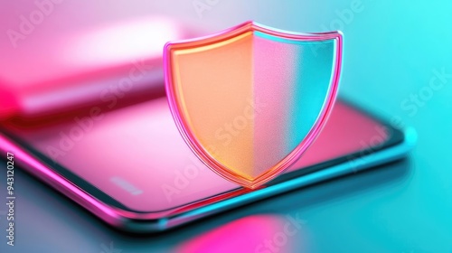 Free Download Digital wallet icon with a shield, symbolizing protection against fraud and unauthorized access, Wallet shield protection, Safe digital transactions - GFXLoad