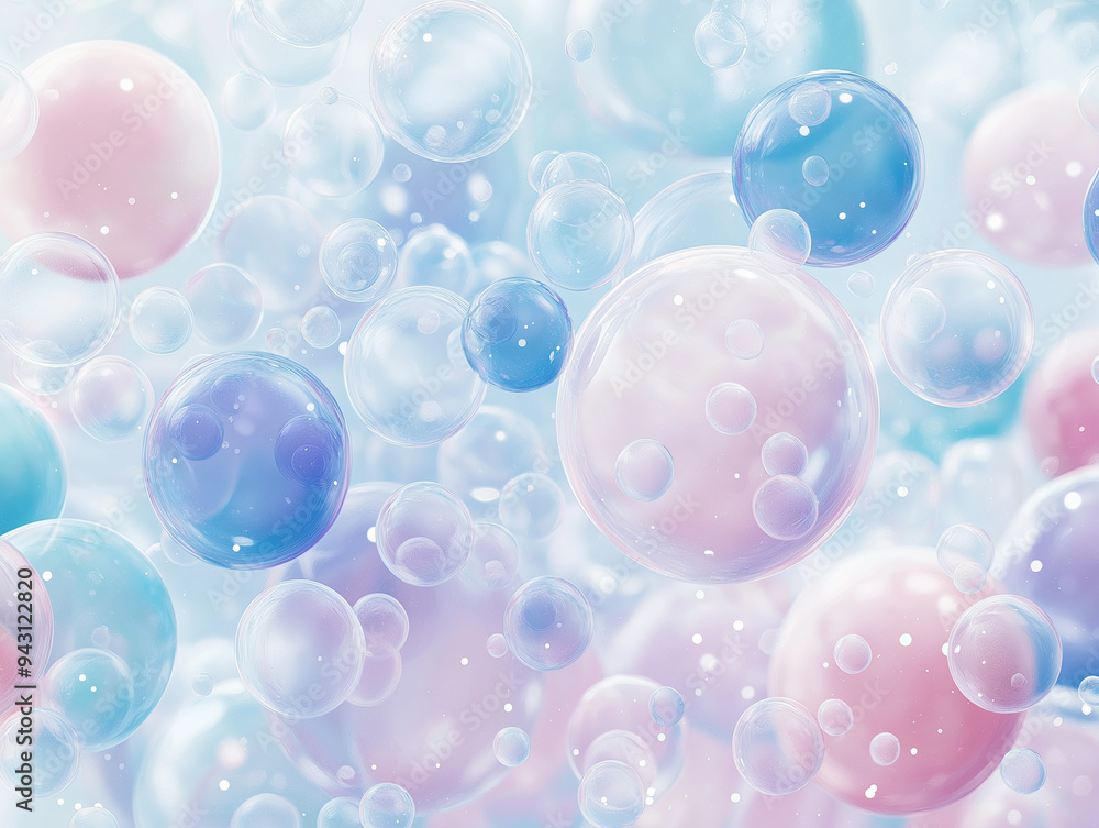 A high quality bubble background with soft pastel and vibrant bubbles, arranged in a delicate and modern pattern A high quality bubble background with soft pastel and vibrant bubbles, arranged in a delicate and modern pattern