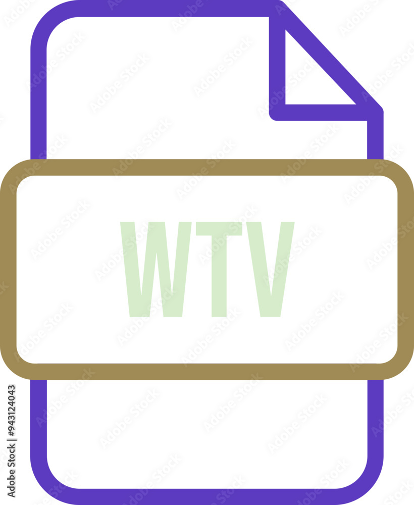 WTV File icon with checked mark WTV File icon with checked mark