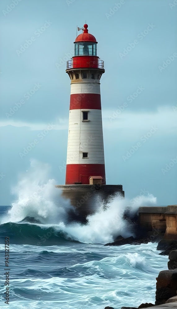 Leuchtturm an der Küste Leuchtturm an der Küste