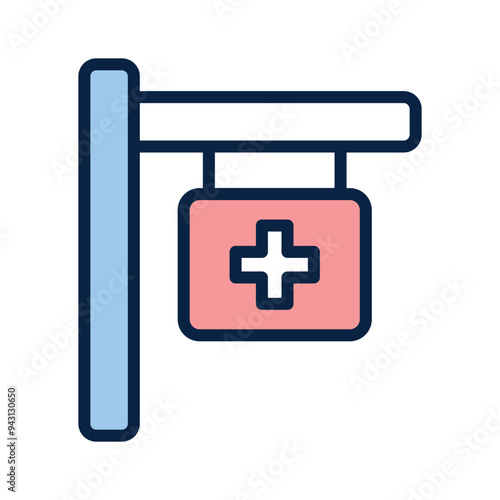 Medical board vector design in modern style, editable icon