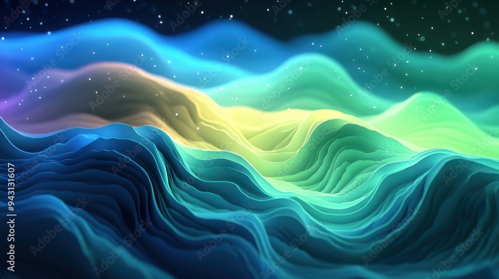 Abstract wavy mountains Abstract wavy mountains