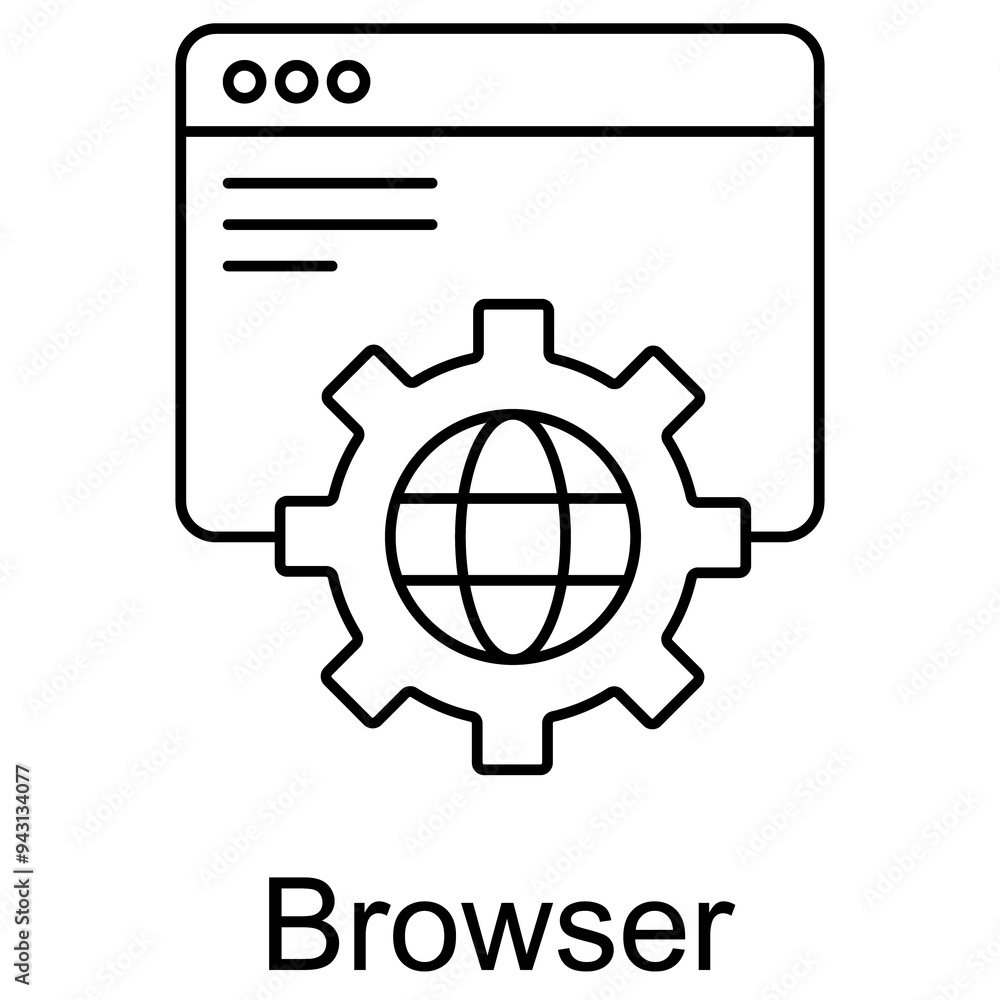 Browse icon, Fast and Secure Web Browsing for Seamless Internet Access, Navigate the Web with a Powerful Browser Experience