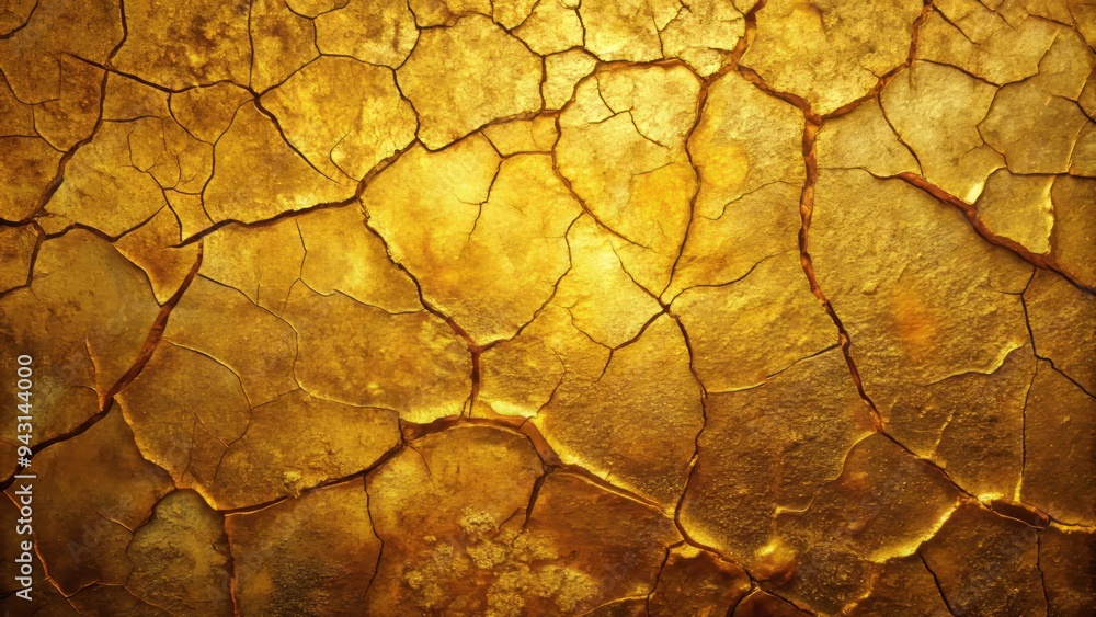 Golden hues of cracked paint swirl together in a vibrant abstract grunge background, evoking feelings of nostalgia and worn beauty. Golden hues of cracked paint swirl together in a vibrant abstract grunge background, evoking feelings of nostalgia and worn beauty.