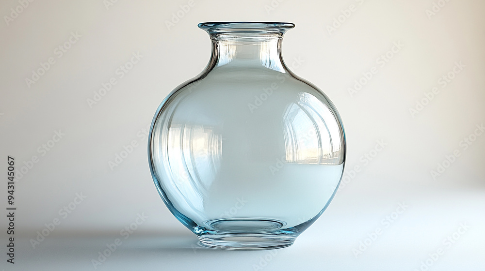 A beautiful, clear glass vase with a modern design, perfect for showcasing flowers or as a decorative piece in any setting. A beautiful, clear glass vase with a modern design, perfect for showcasing flowers or as a decorative piece in any setting.