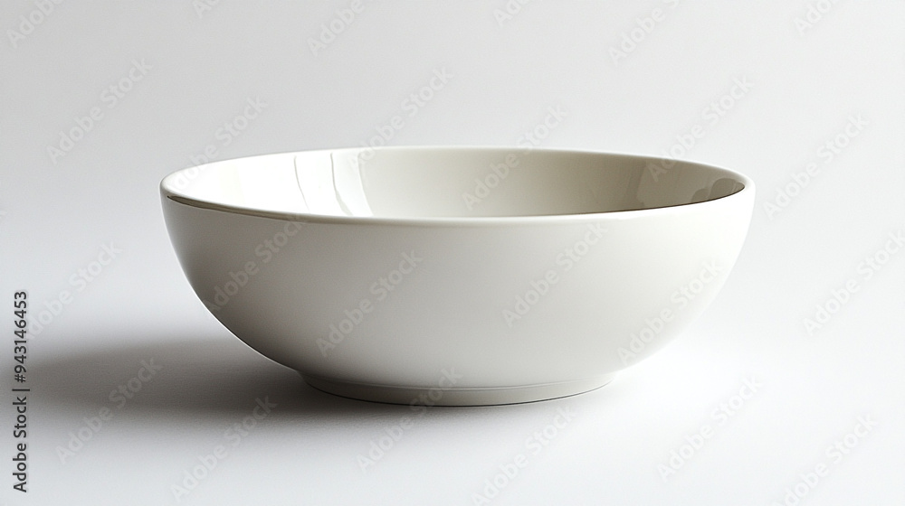 A minimalist white bowl placed on a light background, perfect for showcasing food, decor, or kitchenware designs. A minimalist white bowl placed on a light background, perfect for showcasing food, decor, or kitchenware designs.