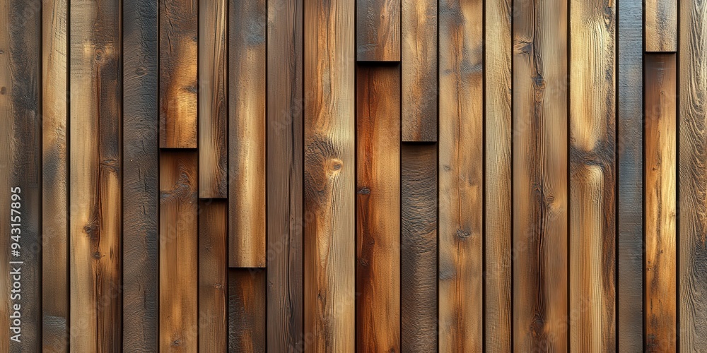 Wooden Panels Texture in Varied Warm Tones with Rustic Wooden Planks in a Vertical Pattern Wooden Panels Texture in Varied Warm Tones with Rustic Wooden Planks in a Vertical Pattern
