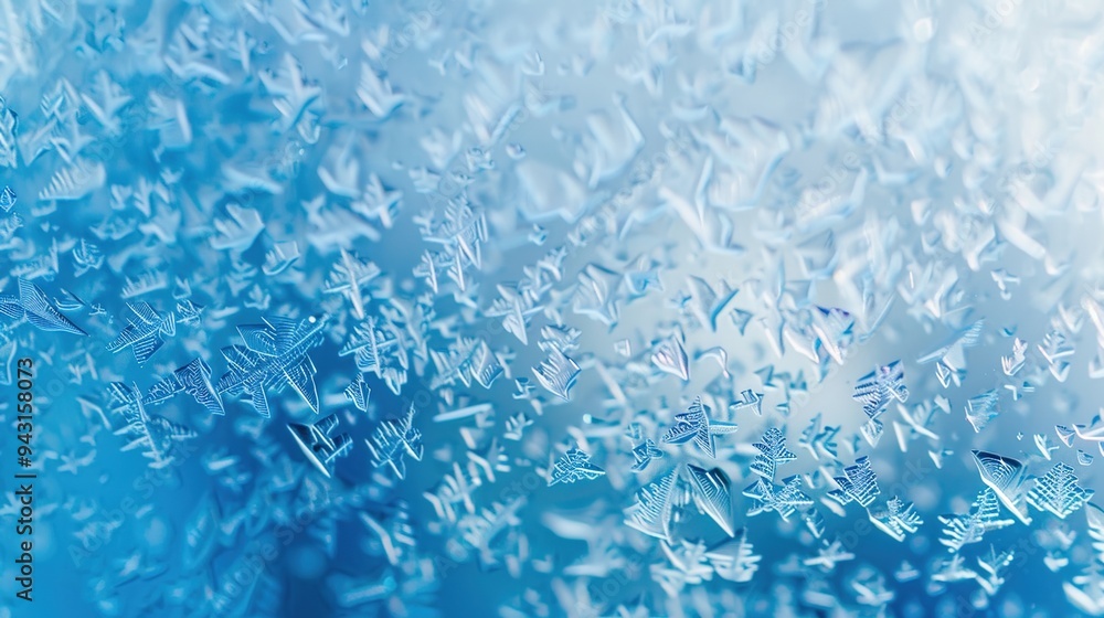Obraz premium Minimalist Frosty Glass Texture Background