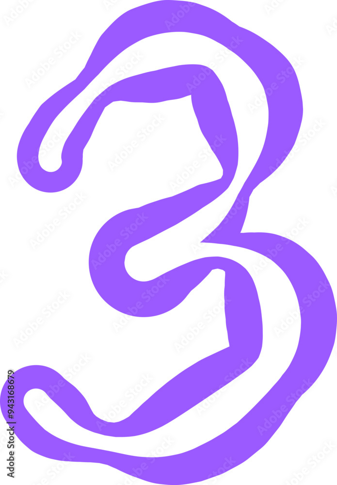 Handdrawn Doodle Three Handdrawn Doodle Three