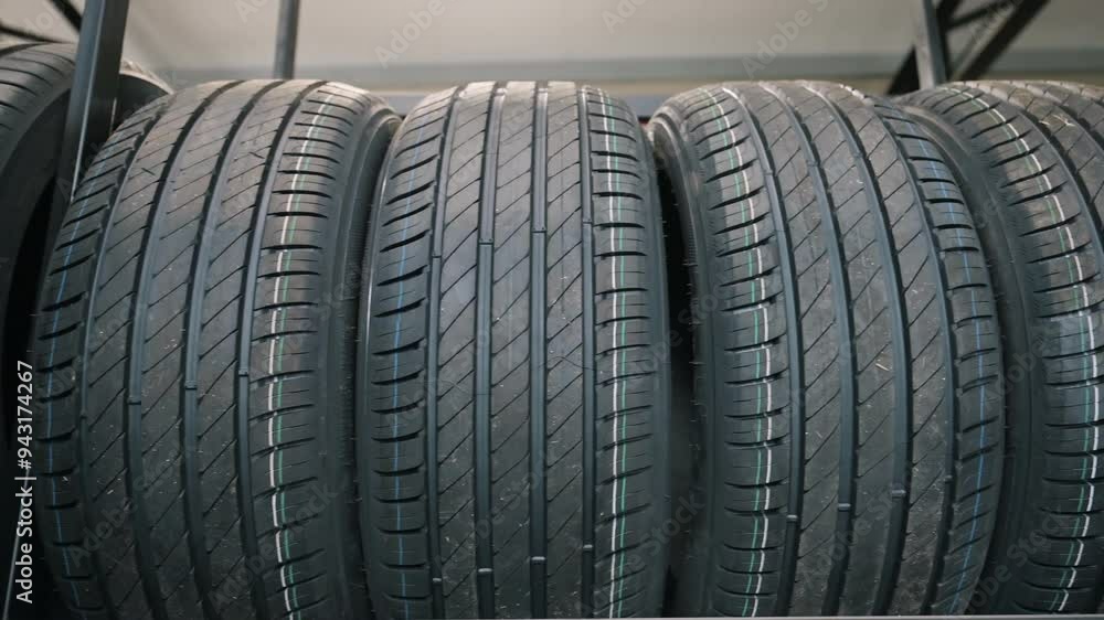 Tire storage place with tire rack Tire storage place with tire rack