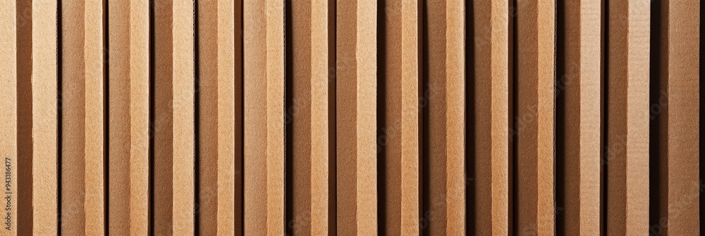 Close-Up of Cardboard Texture with Vertical Lines in a Natural Brown Toned Composition Close-Up of Cardboard Texture with Vertical Lines in a Natural Brown Toned Composition