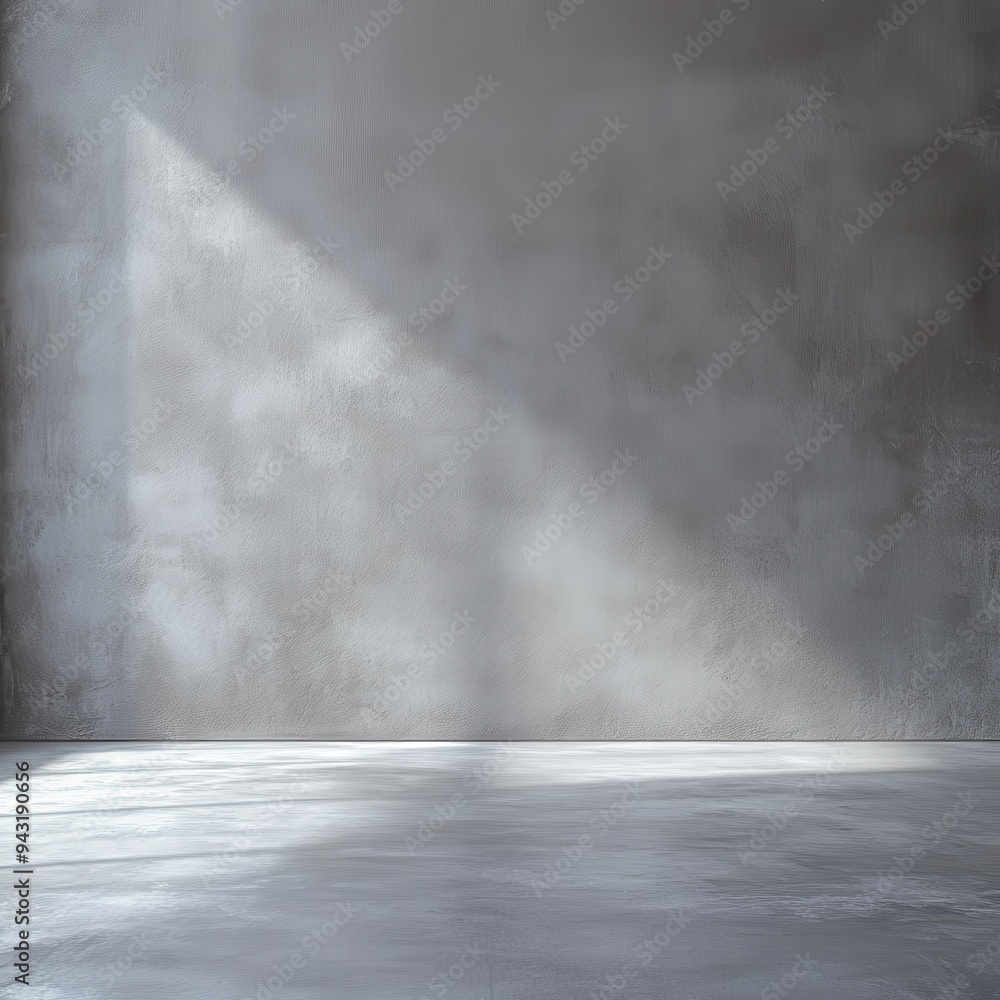custom made wallpaper toronto digitalConcrete Wall and Floor with Natural Light and Shadow for Product Display Mockup.