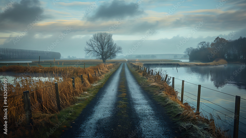 Fototapeta premium countryside road