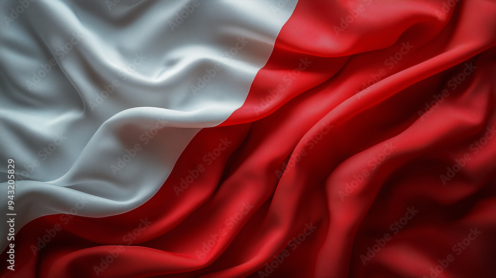 the Polish flag the Polish flag