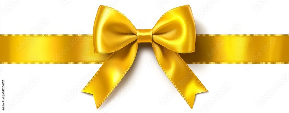 An elegant golden bow isolated on transparent background. Shiny gold satin ribbon. Use it to wrap Christmas gifts, Valentine's Day gifts, Father's and Mother's Day gifts, birthdays, and parties. An elegant golden bow isolated on transparent background. Shiny gold satin ribbon. Use it to wrap Christmas gifts, Valentine's Day gifts, Father's and Mother's Day gifts, birthdays, and parties.
