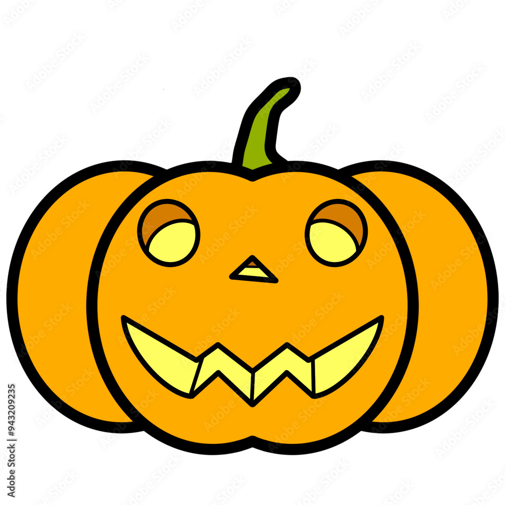 2D Cute Cartoon Halloween Pumpkin Face Lantern On Transparent Background. PNG Image, Digital Art, Procreate Pocket 2D Cute Cartoon Halloween Pumpkin Face Lantern On Transparent Background. PNG Image, Digital Art, Procreate Pocket