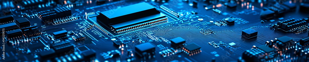 blue circuit board
blue circuit board
