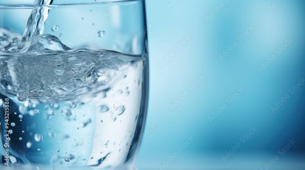 fresh water being poured from a clear bottle into a glass, fresh water being poured from a clear bottle into a glass,
