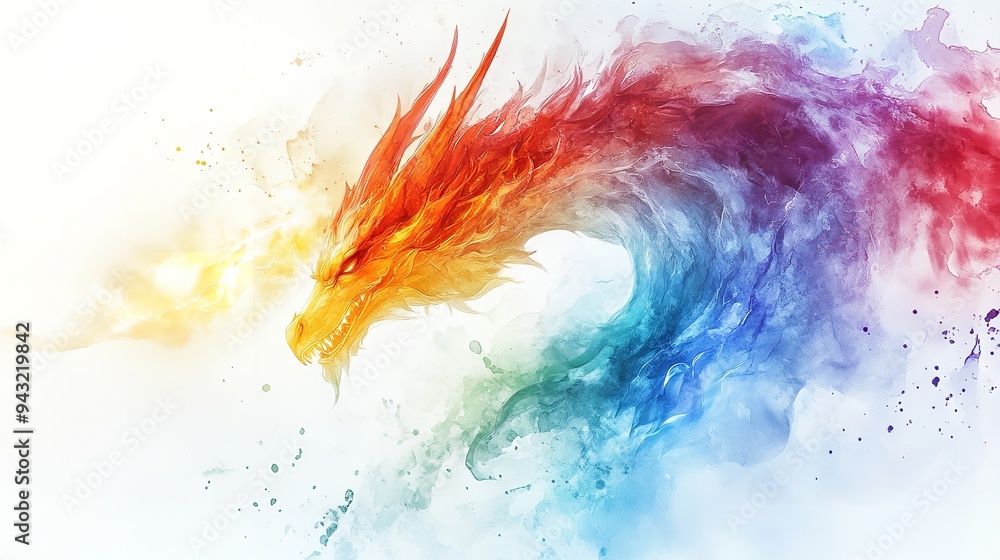 hand drawn colorful fashion of phoenix tattoo. Phoenix Fire bird illustration and character design hand drawn colorful fashion of phoenix tattoo. Phoenix Fire bird illustration and character design