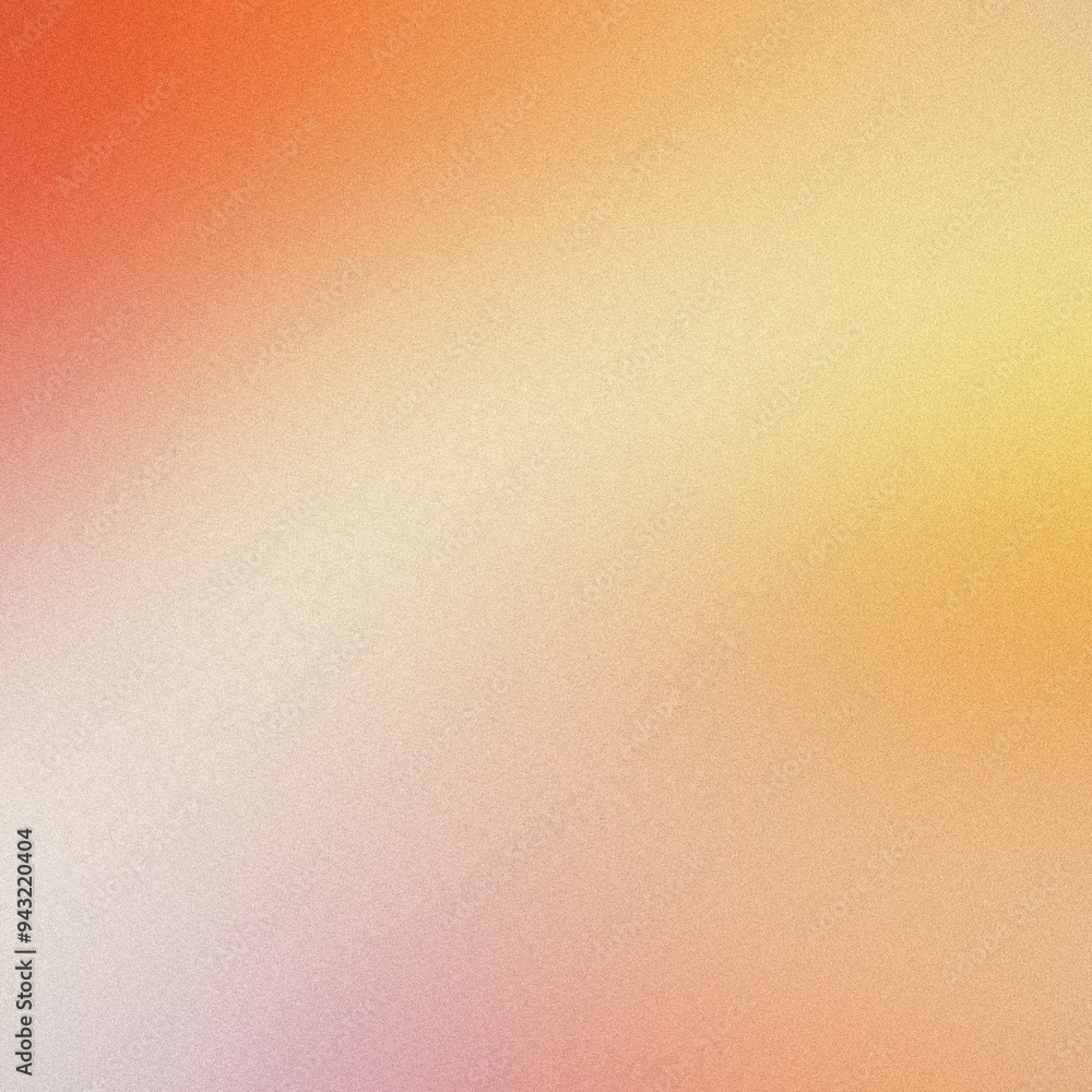 Grainy textured abstract background with a warm gradient of orange and yellow colors Grainy textured abstract background with a warm gradient of orange and yellow colors