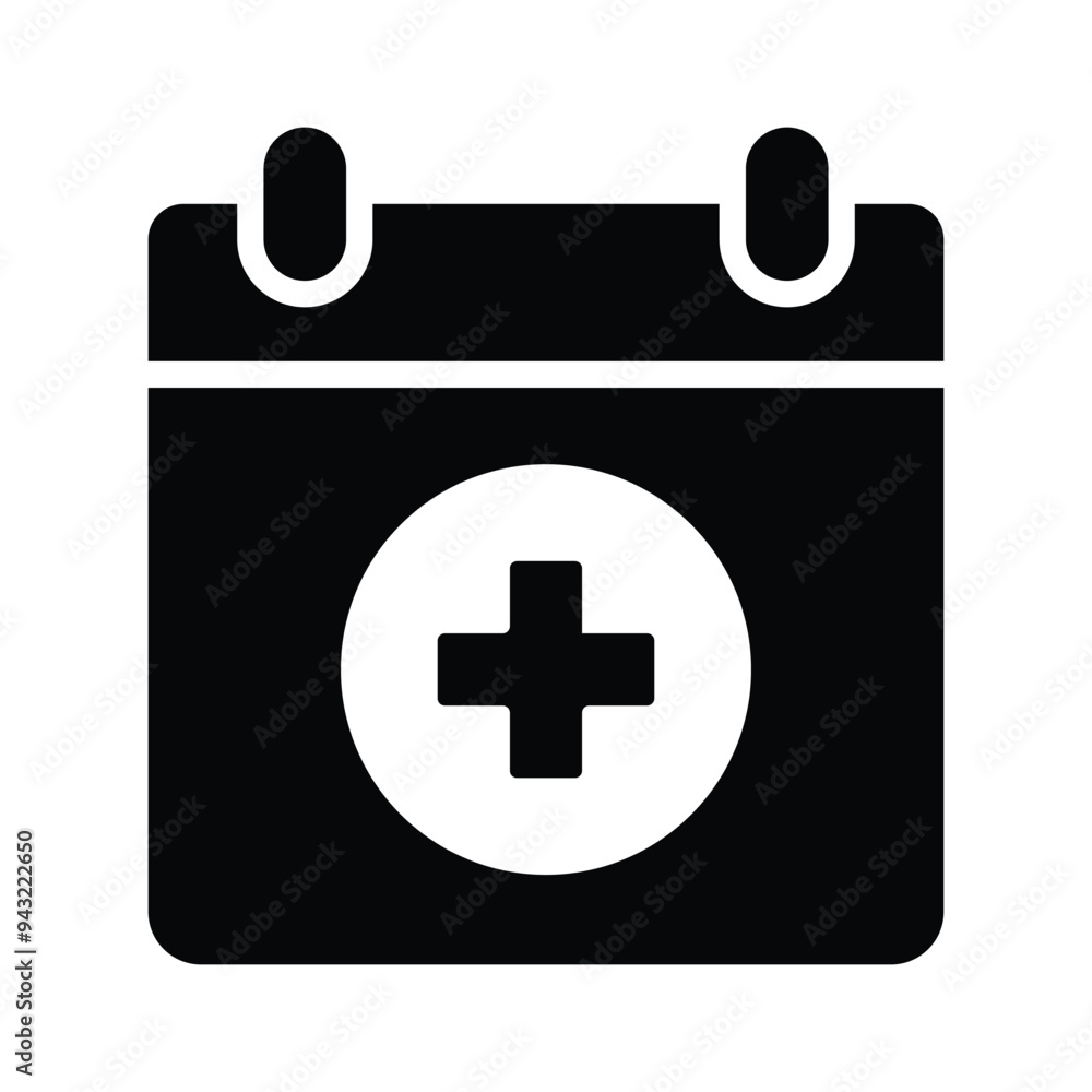 An amazing icon of medical appointment in modern style An amazing icon of medical appointment in modern style