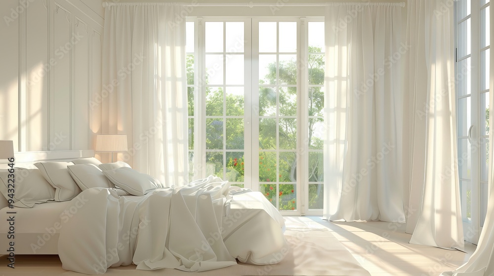 Create your personal sanctuary in a bright and airy bedroom, where every corner invites tranquility and the space awaits your unique touch. Create your personal sanctuary in a bright and airy bedroom, where every corner invites tranquility and the space awaits your unique touch.