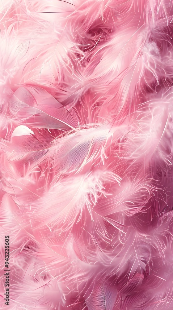 Pink feather background Pink feather background