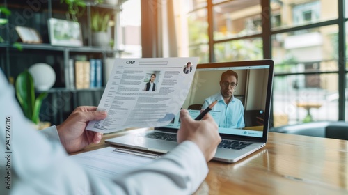Wallpaper Mural The virtual job interview Torontodigital.ca