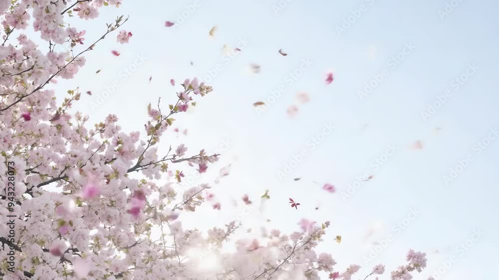 Blossoming Beauty: 4K Sakura Trees in Spring Blossoming Beauty: 4K Sakura Trees in Spring