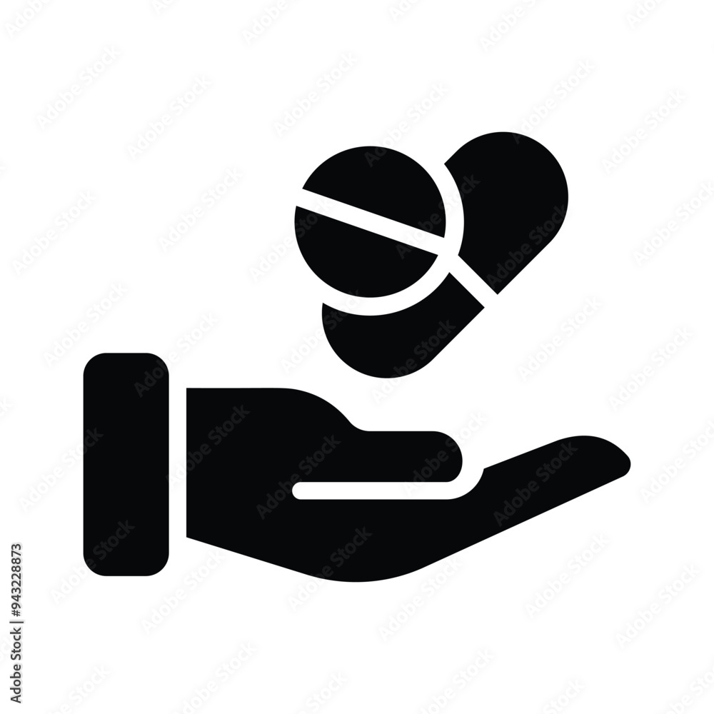 An icon of various pills and capsules, symbolizing medication and healthcare An icon of various pills and capsules, symbolizing medication and healthcare