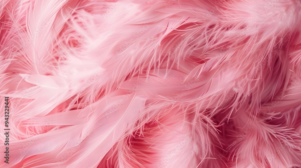 Pink feather background Pink feather background