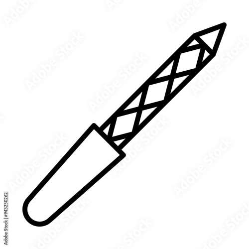 Nail File line icon