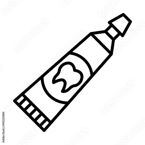 Toothpaste Tube line icon