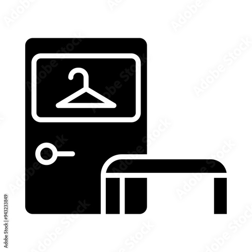 Changing room glyph icon