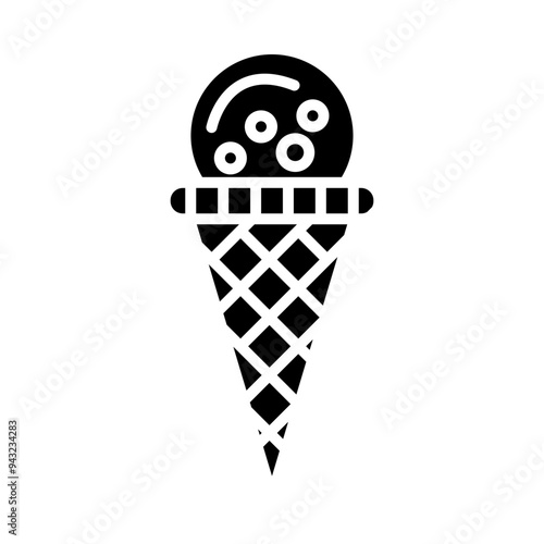 Icecream glyph icon