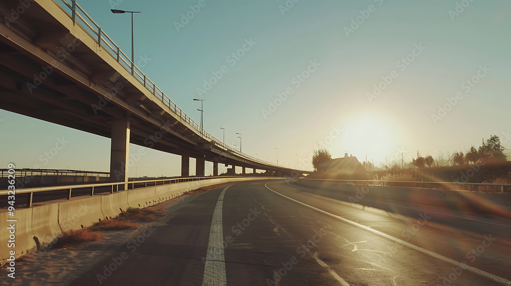 Fototapeta premium empty road